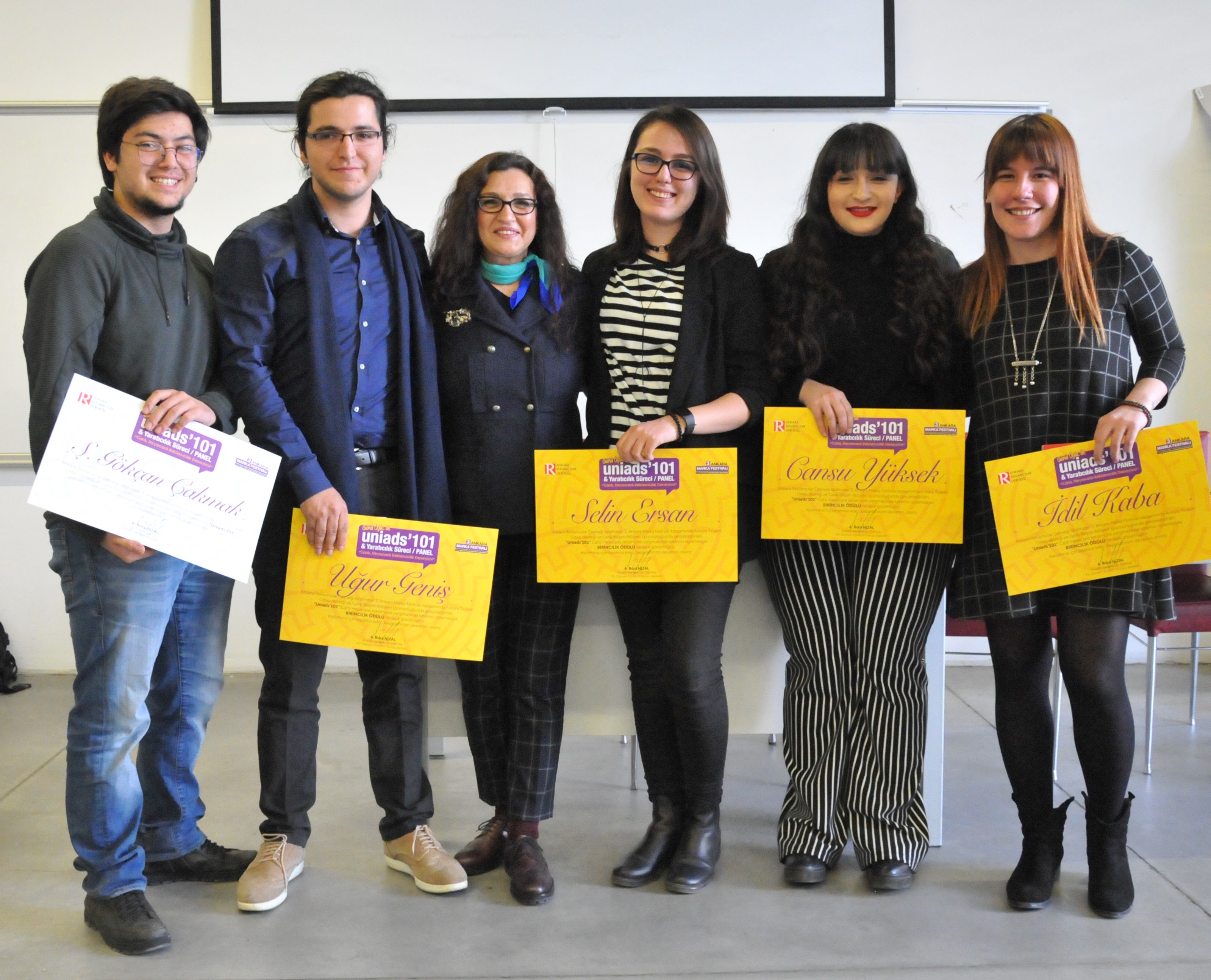 Görsel İletişim Tasarım Bölümü Öğrencilerimiz Ankara Marka Festivali Kapsamında Düzenlenen Reklamcılık Yarışmasında 1. Oldu
