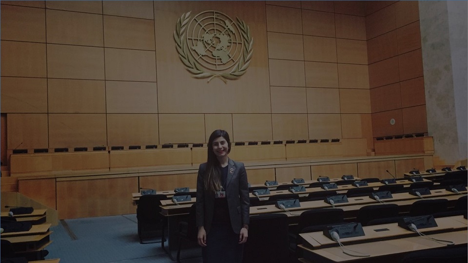 Our Student Buket Altınçelep Delivered her Speech at the 40th Session of the UN Human Rights Council