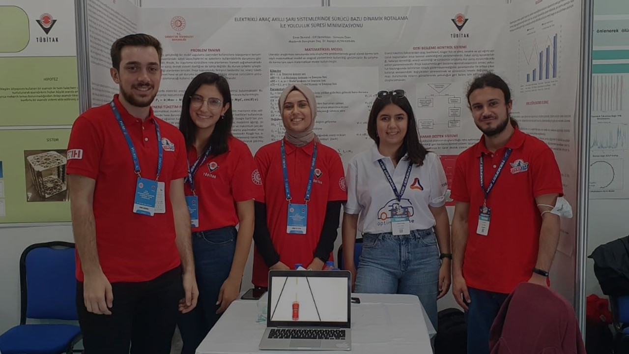 OptimaPrime TÜBİTAK 2242 Üniversite Öğrencileri Araştırma Proje Yarışması'nda Akıllı Şehirler ve Ulaşım Kategorisinde Türkiye İkincisi