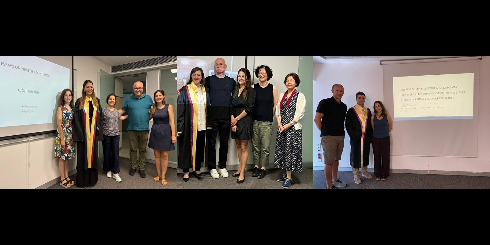 New PhD Graduates from TOBB ETÜ Department of Economics